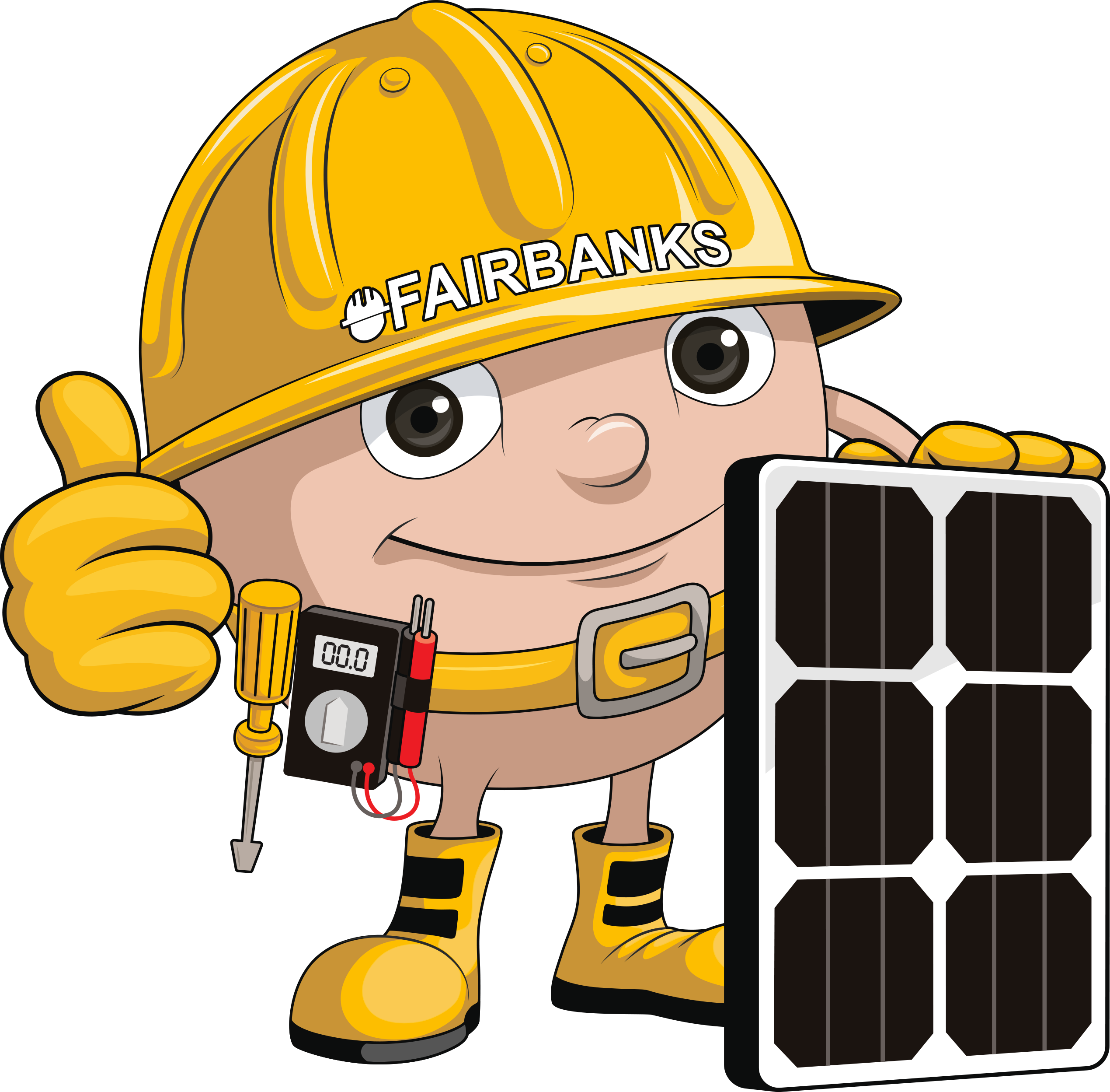 Solar Installation Contractor Insurance Mascot