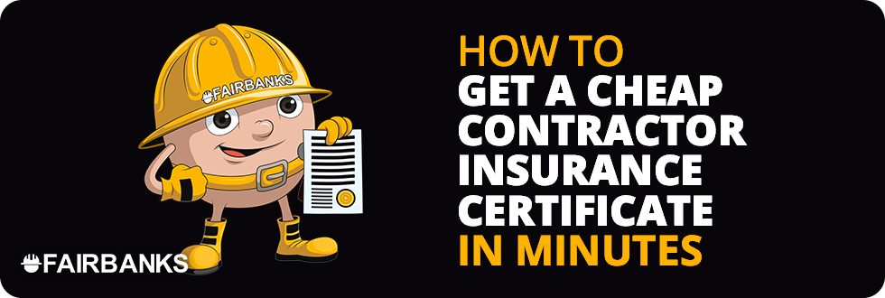 Cheap Contractor Insurance Certificate Image