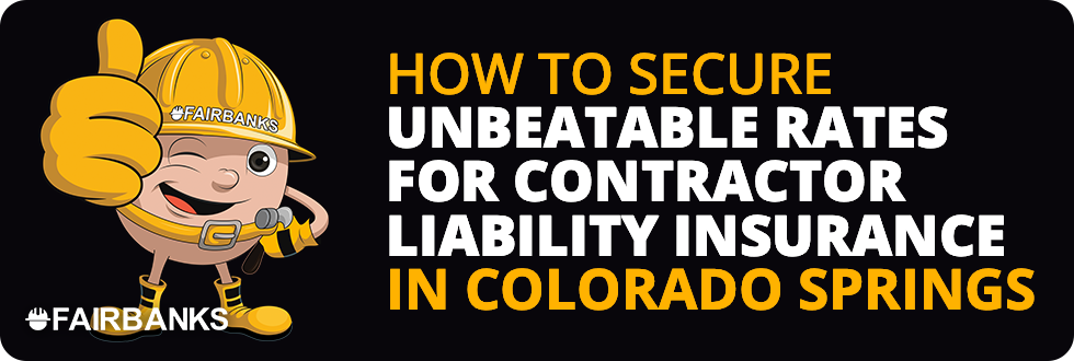 Cheap Contractor Liability Insurance Colorado Springs Image